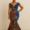 Mermaid Ankara Gowns with Lace Inserts