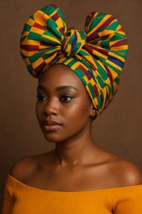 Kente Print Headwraps