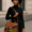 Ankara & Leather Combo Bags