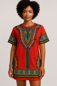 Dashiki T-Shirt Dresses
