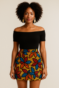 African piece with neutral tones