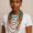 African Necklaces Over Plain Tees