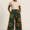 Printed Wide-Leg Trousers