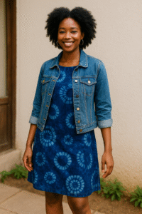 Adire Dress