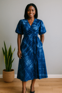 adire dress
