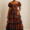 Layered African Print Gown