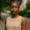African Print Headwrap + Neutral Dress