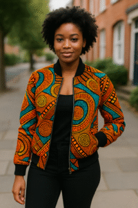Ankara Bomber Jacket