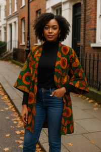 Ankara Kimono