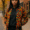 African Print Bomber Over a Hoodie