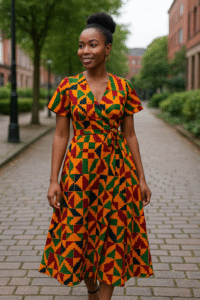 Kente Wrap Dresses