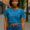 Adire Crop Tops with Jeans