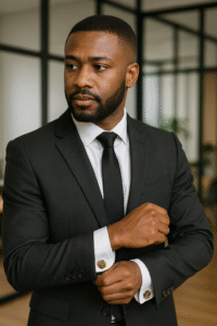 beaded cufflinks