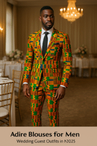 Kente suit 