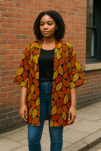 ankara kimono