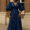 Adire Wrap Dress with Puff Sleeves