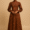 High-Neck Ankara Gown