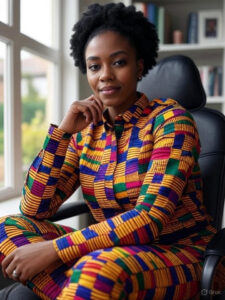 kente lounge set