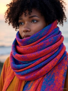 mudcloth scarf