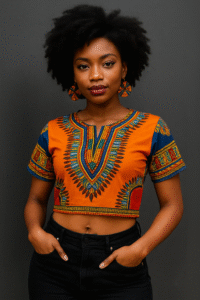 dashiki crop top