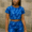 adire crop top and short