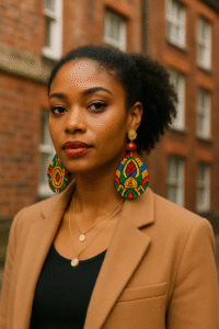 cultural earring + jewelry