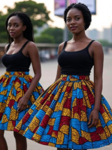 ankara skity + sequin