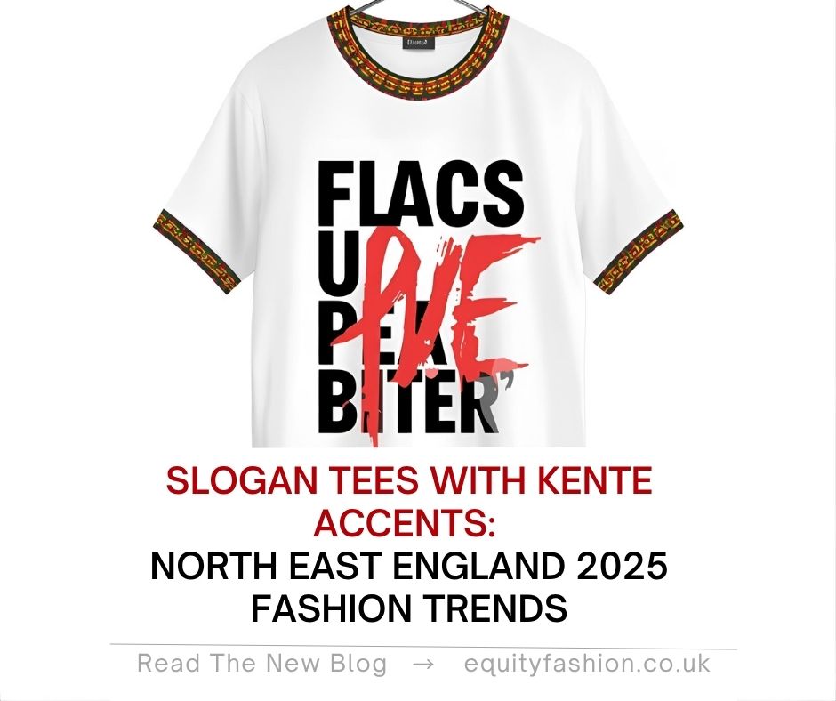slogan tees African fashion trends North East England 2025