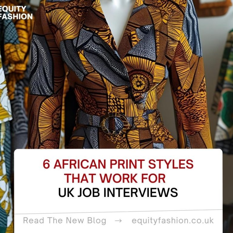 african print styles for job interview uk