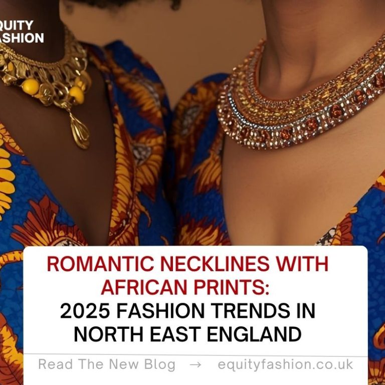 romantic necklines African fashion trends North East England 2025