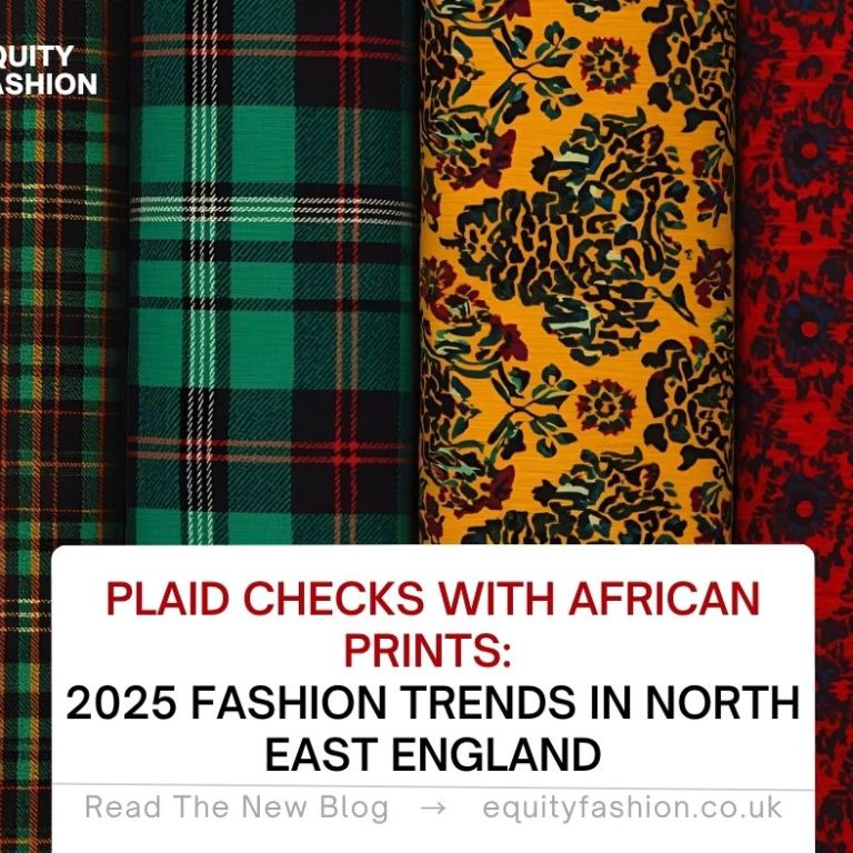 plaid checks African fashion trends North East England 2025
