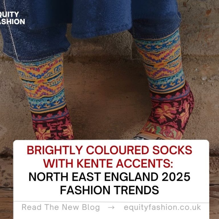 brightly coloured socks African fashion trends North East England 2025
