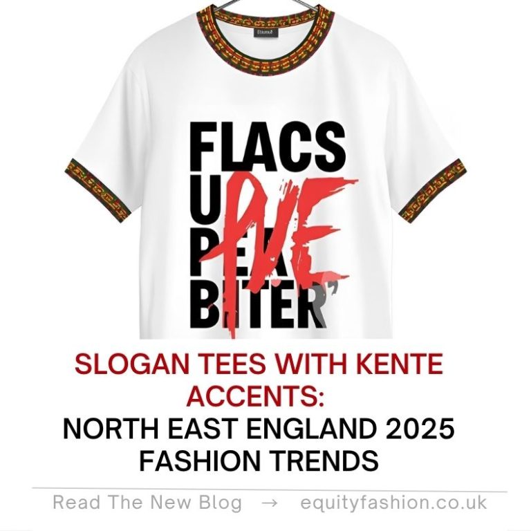 slogan tees African fashion trends North East England 2025